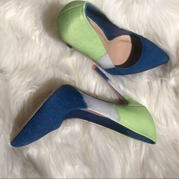 5.5 Color Block Pump Heels - Picture 3 of 4